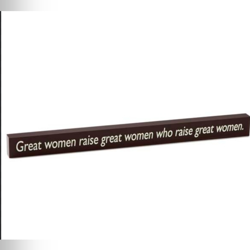 Hallmark Great Women Wooden Block